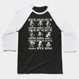 Legends of Black History Baseball T-Shirt