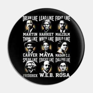 Legends of Black History Pin