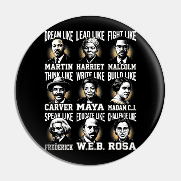 Legends of Black History Pin by UrbanLifeApparel