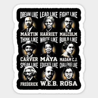 Legends of Black History Sticker