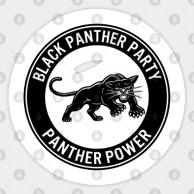 The Black Panther Party Tribute Sticker by UrbanLifeApparel