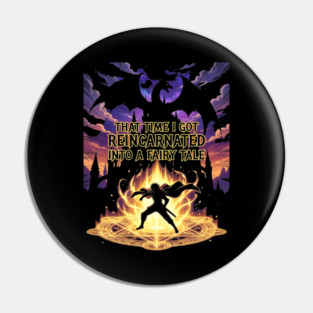 Tell A Fairy Tale Day Isekai Reincarnation Anime Magic Circle for Otaku Pin