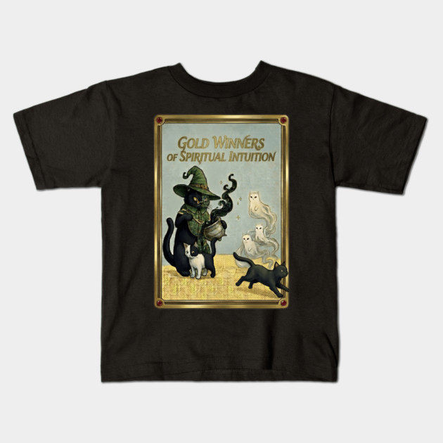 GOLD WINNERS OF SPIRITUAL INTUITION Kids T-Shirt by Cataura