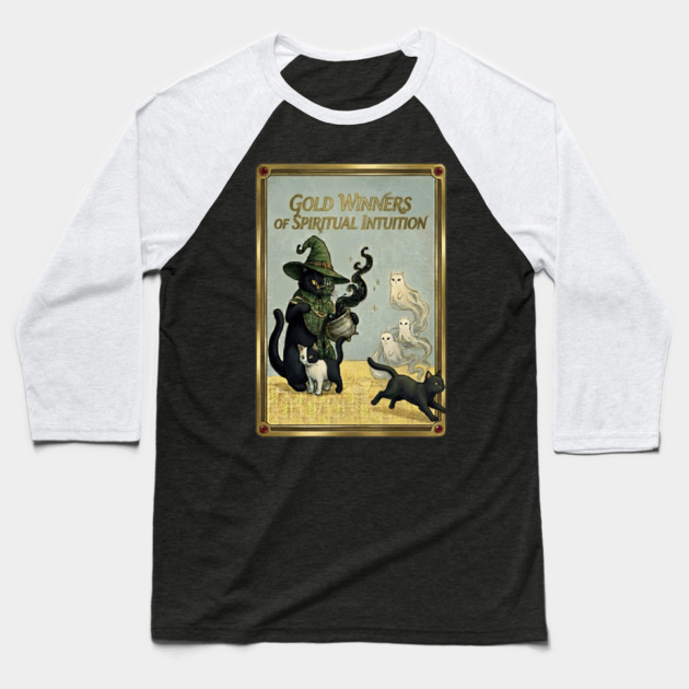 GOLD WINNERS OF SPIRITUAL INTUITION Baseball T-Shirt by Cataura