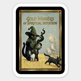 GOLD WINNERS OF SPIRITUAL INTUITION Sticker