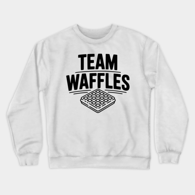 Team Waffles Crewneck Sweatshirt by Frank Ring