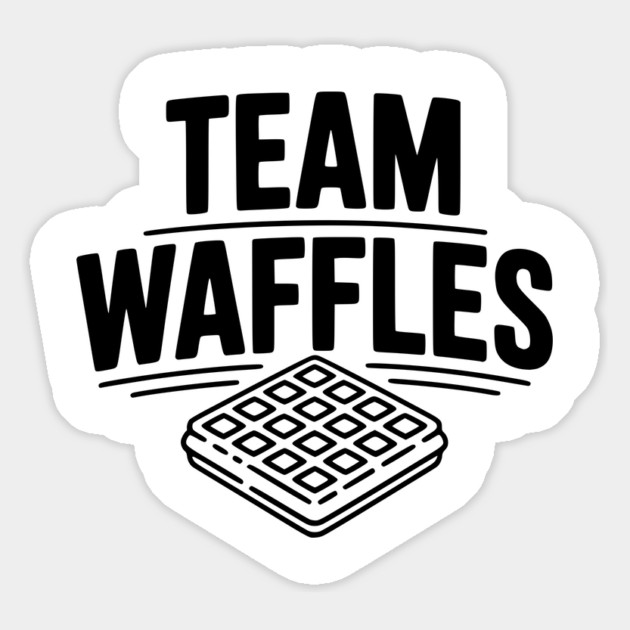 Team Waffles Magnet by Frank Ring