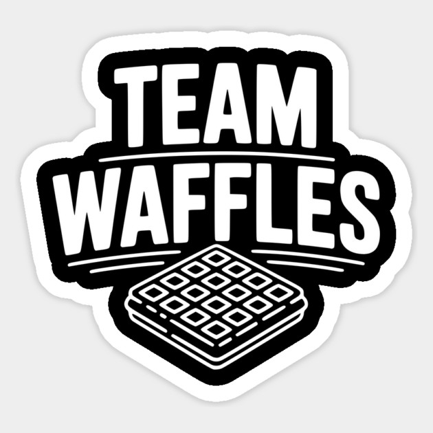 Team Waffles Magnet by Frank Ring