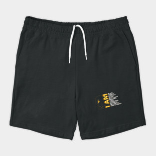 I Am | Black Woman Gold Edition Shorts