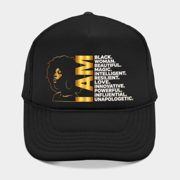 I Am | Black Woman Gold Edition by UrbanLifeApparel