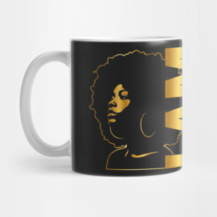 I Am | Black Woman Gold Edition Mug