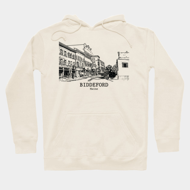 Biddeford - Maine Hoodie by Lakeric