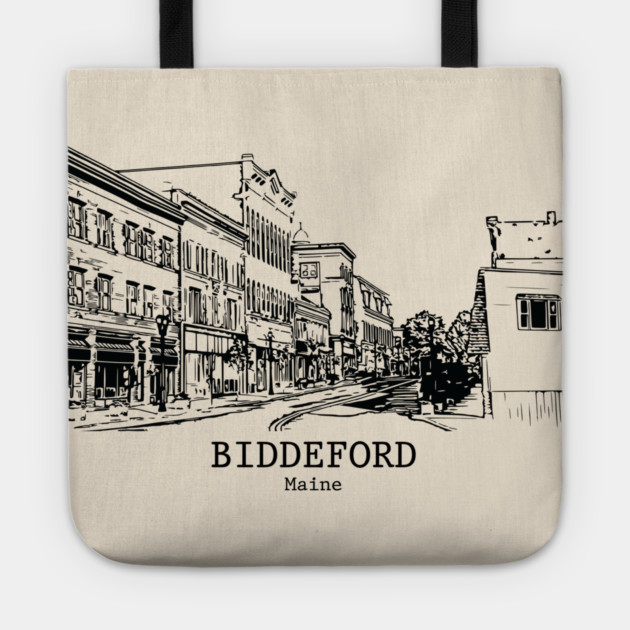 Biddeford - Maine Tote by Lakeric