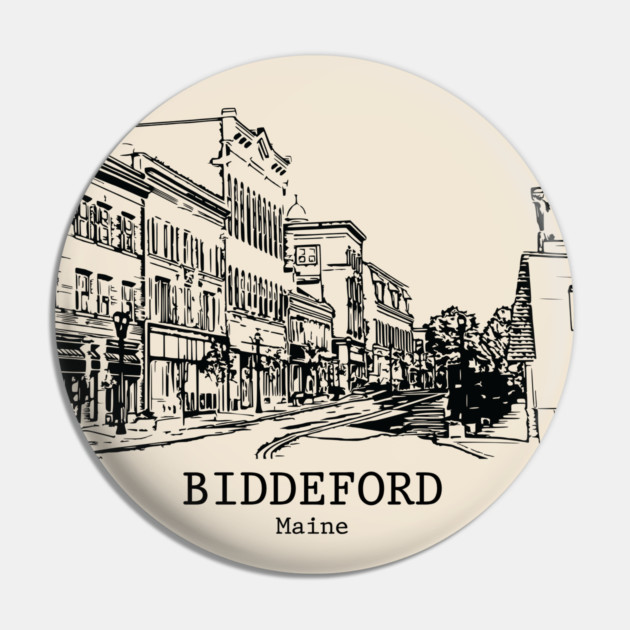 Biddeford - Maine Pin by Lakeric