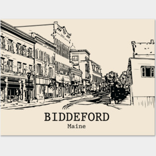 Biddeford - Maine Posters and Art