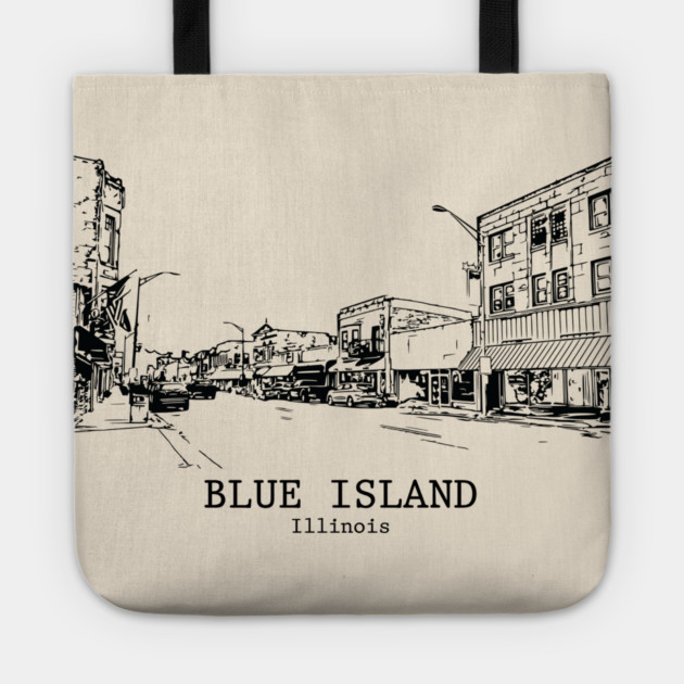 Blue Island - Illinois Tote by Lakeric