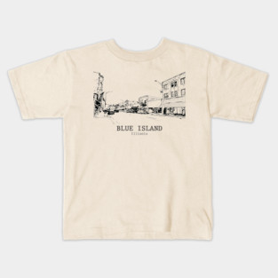 Blue Island - Illinois Kids T-Shirt