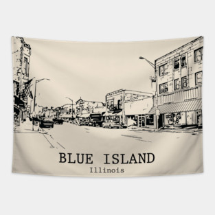 Blue Island - Illinois Tapestry