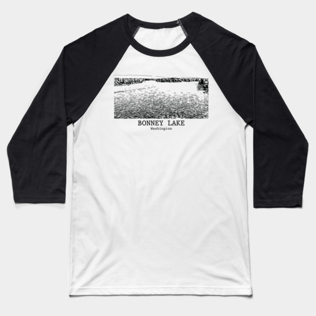 Bonney Lake - Washington Baseball T-Shirt by Lakeric