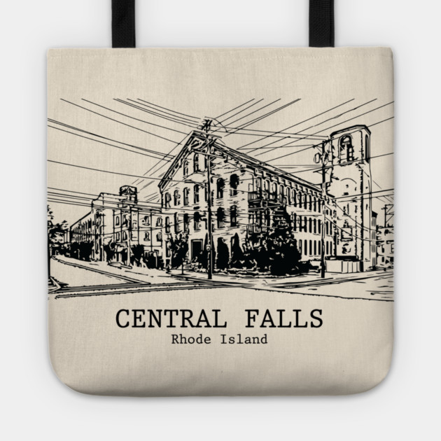 Central Falls - Rhode Island Tote by Lakeric