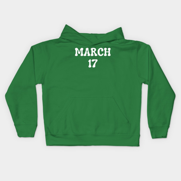st-patricks-day Kids Hoodie by Creatifly Graphic Tees