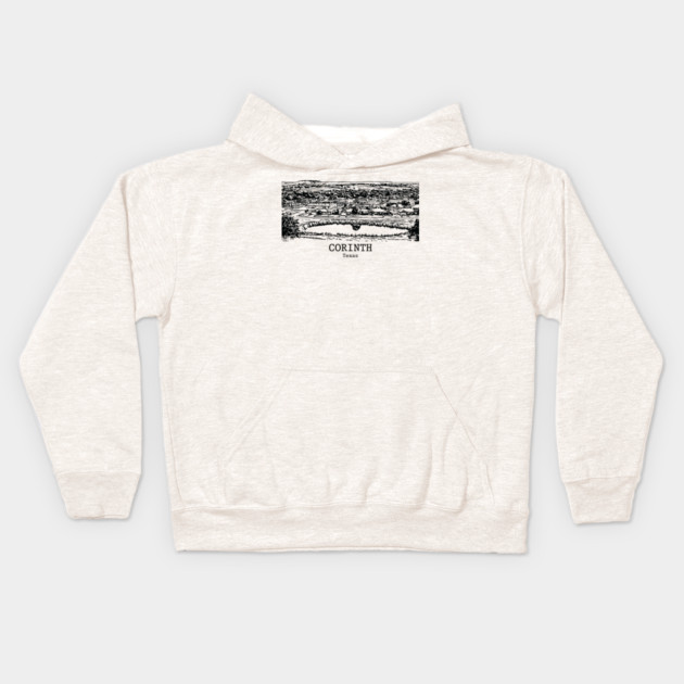 Corinth - Texas Kids Hoodie by Lakeric