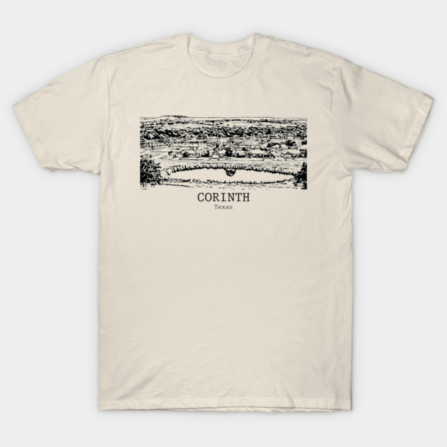 Corinth - Texas T-Shirt by Lakeric