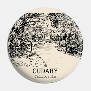 Cudahy - California Pin