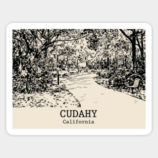 Cudahy - California Sticker