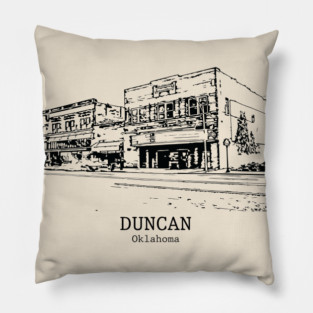 Duncan - Oklahoma Pillow