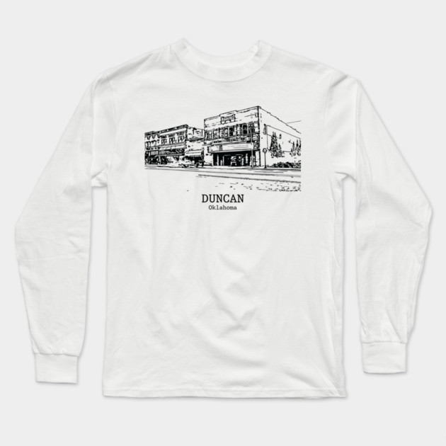 Duncan - Oklahoma Long Sleeve T-Shirt by Lakeric