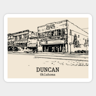 Duncan - Oklahoma Sticker