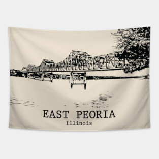 East Peoria - Illinois Tapestry