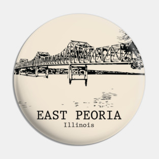 East Peoria - Illinois Pin