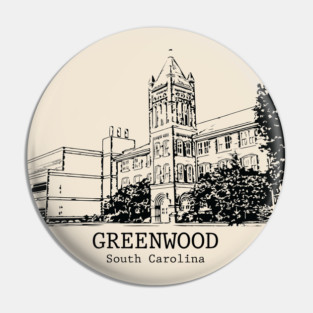 Greenwood - South Carolina Pin