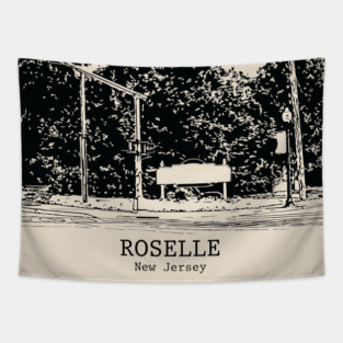 Roselle - New Jersey Tapestry