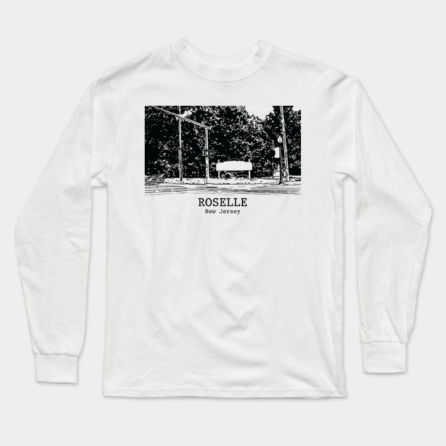Roselle - New Jersey Long Sleeve T-Shirt by Lakeric