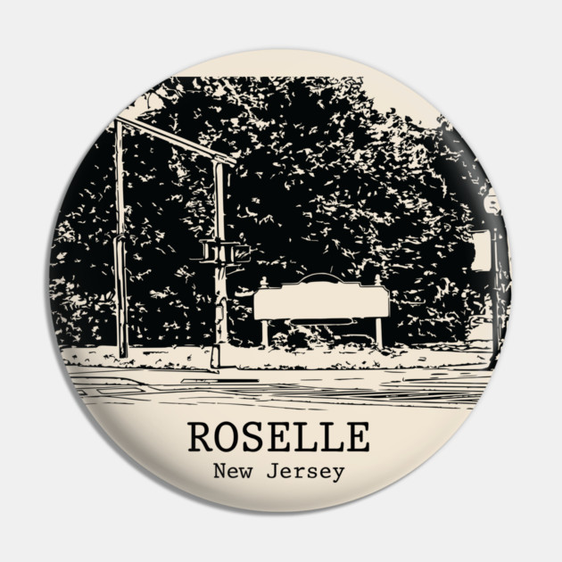 Roselle - New Jersey Pin by Lakeric