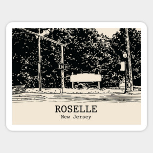 Roselle - New Jersey Sticker