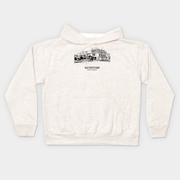Watertown - South Dakota Kids Hoodie by Lakeric