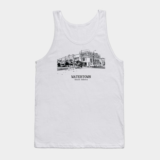 Watertown - South Dakota Tank Top by Lakeric