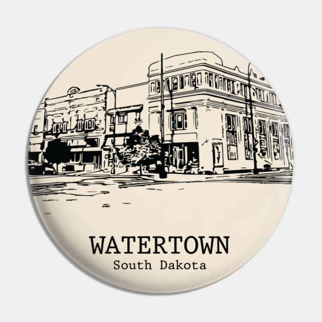 Watertown - South Dakota Pin by Lakeric