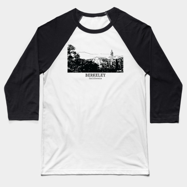 Berkeley - California Baseball T-Shirt by Lakeric