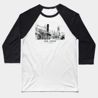 Ann Arbor - Michigan Baseball T-Shirt