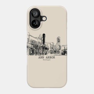 Ann Arbor - Michigan Phone Case