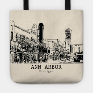 Ann Arbor - Michigan Tote