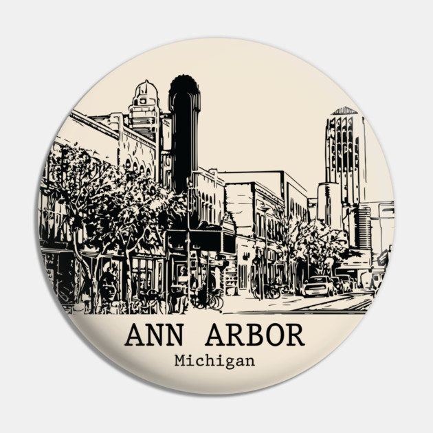 Ann Arbor - Michigan Pin by Lakeric