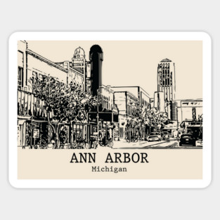 Ann Arbor - Michigan Sticker
