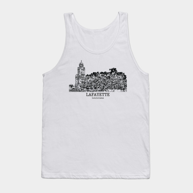 Lafayette - Louisiana Tank Top by Lakeric