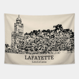 Lafayette - Louisiana Tapestry